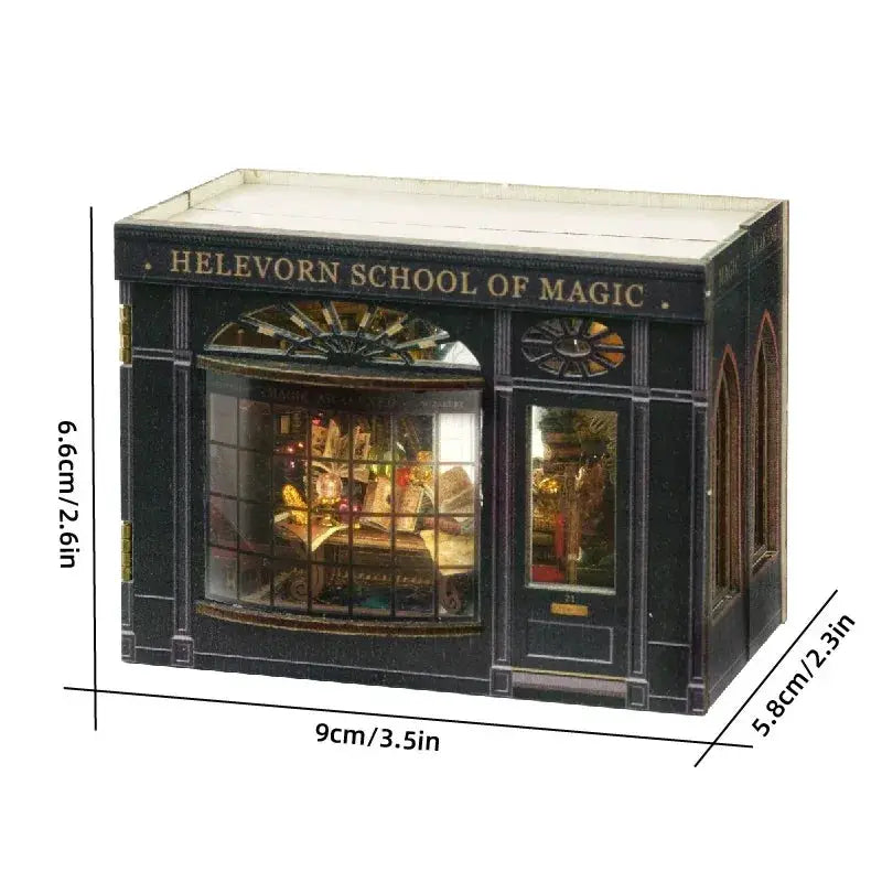 Wooden Doll House 3D Puzzle Kit With Lighting And Furniture - ToylandEU