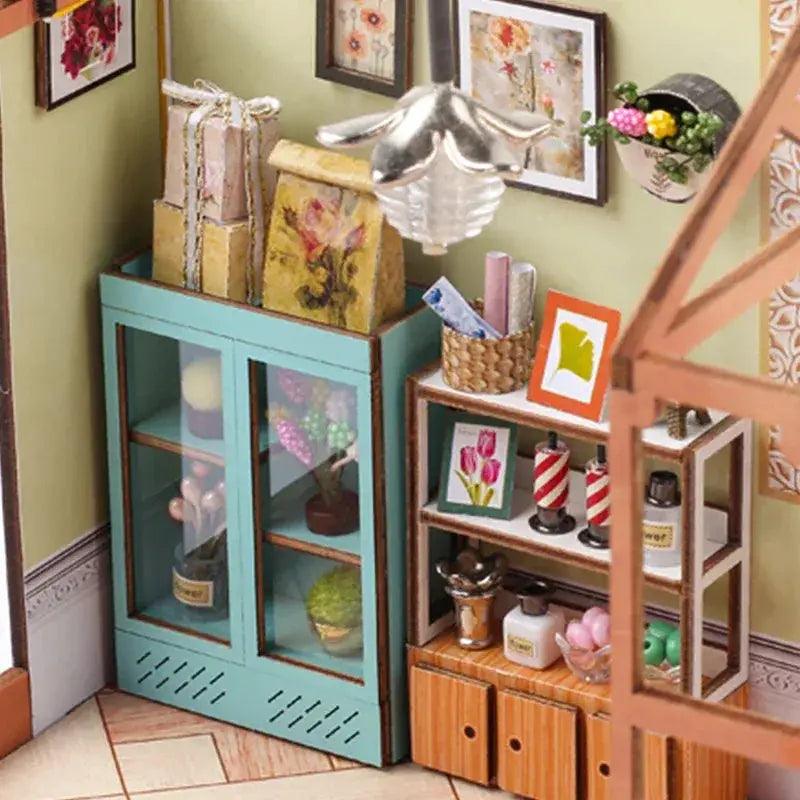  Wooden Doll House DIY Flower Puzzle With LED Light -  ToylandEU™