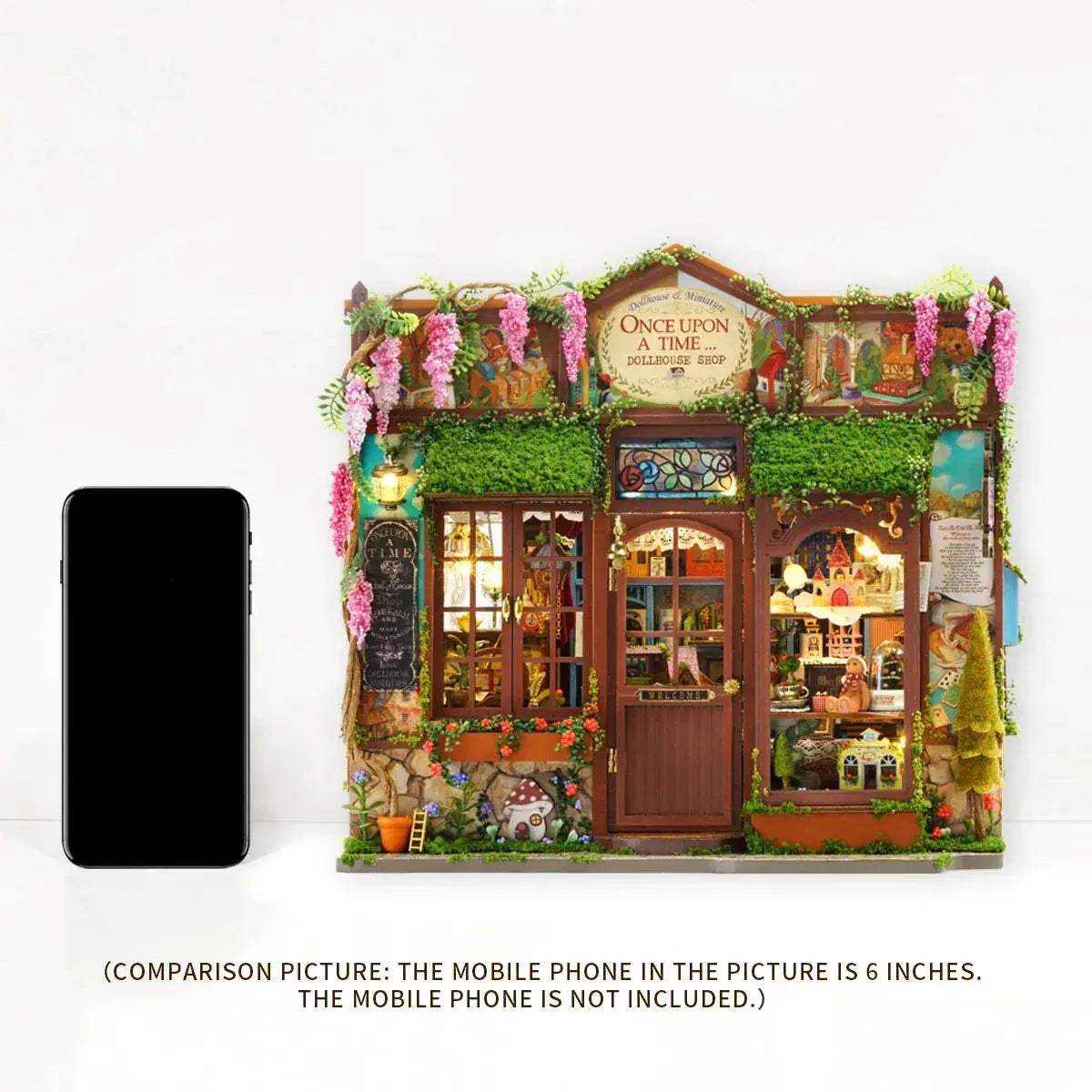 Wooden Dollhouse Kit 3D Puzzle For Diy Room Decor Craft - ToylandEU