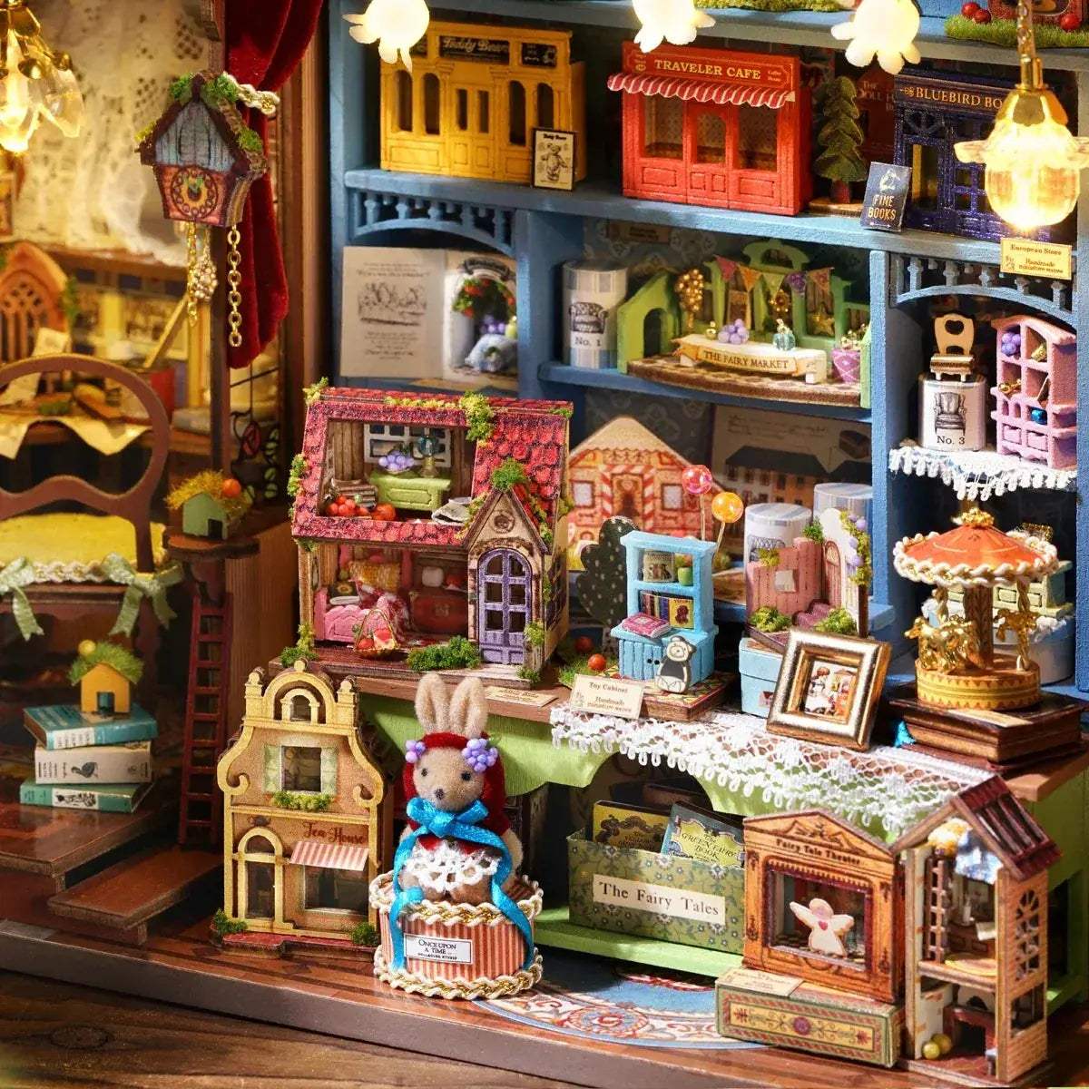 Wooden Dollhouse Kit 3D Puzzle For Diy Room Decor Craft - ToylandEU