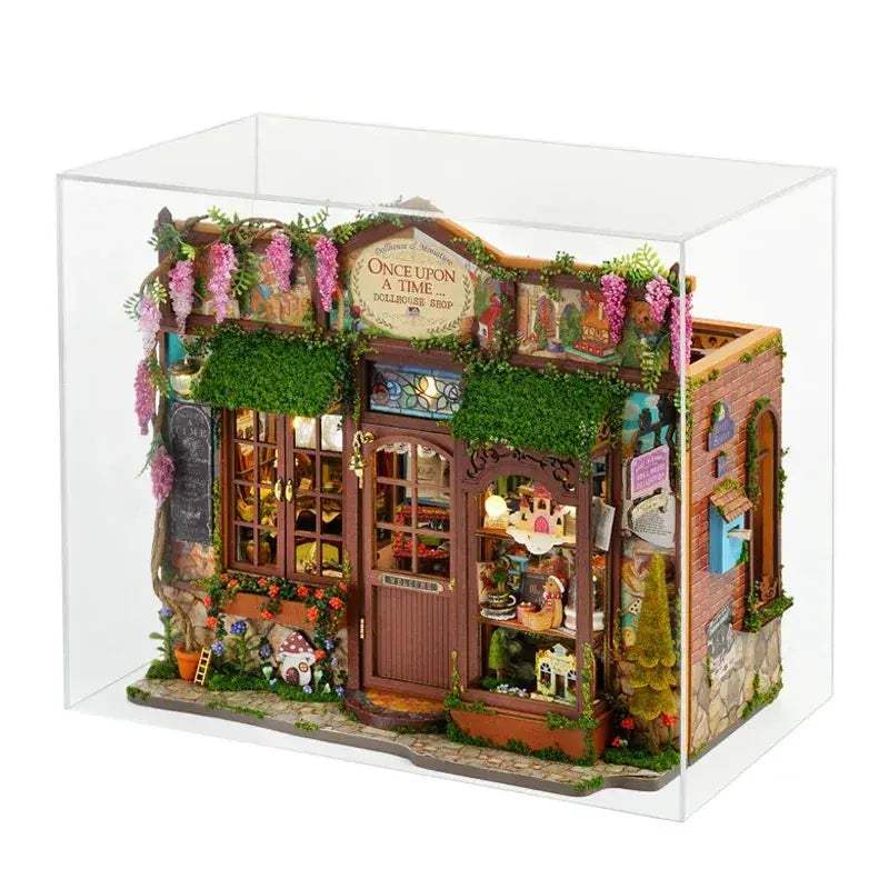 Wooden Dollhouse Kit 3D Puzzle For Diy Room Decor Craft - ToylandEU