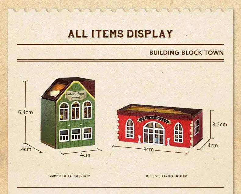 Wooden Dollhouse Kit For DIY Miniatures And 3D Puzzle - ToylandEU