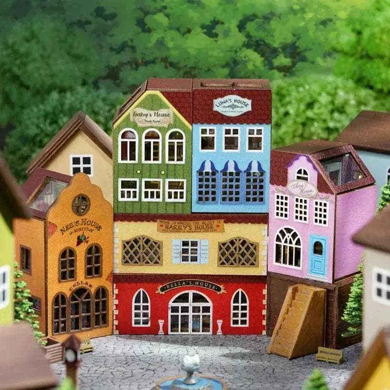 Wooden Dollhouse Kit For DIY Miniatures And 3D Puzzle - ToylandEU