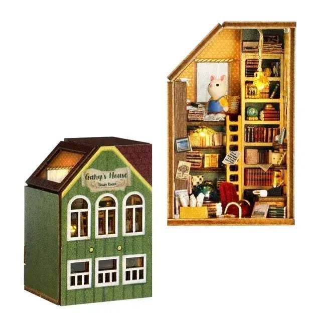 Wooden Dollhouse Kit For DIY Miniatures And 3D Puzzle - ToylandEU