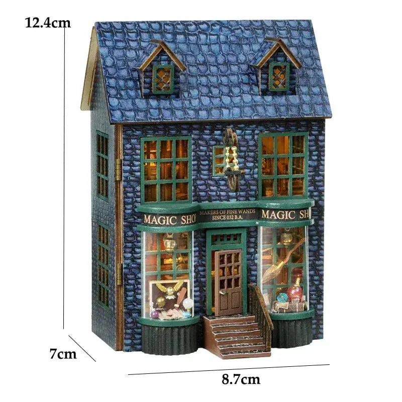  Wooden Dollhouse With Lighted Furniture Premium -  ToylandEU™