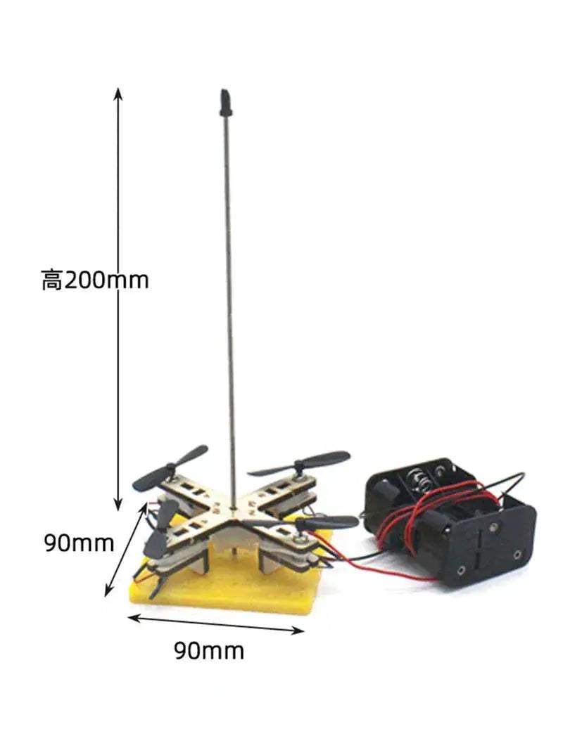 Wooden Drone Model Educational Toy For Kids Learning Physics - ToylandEU