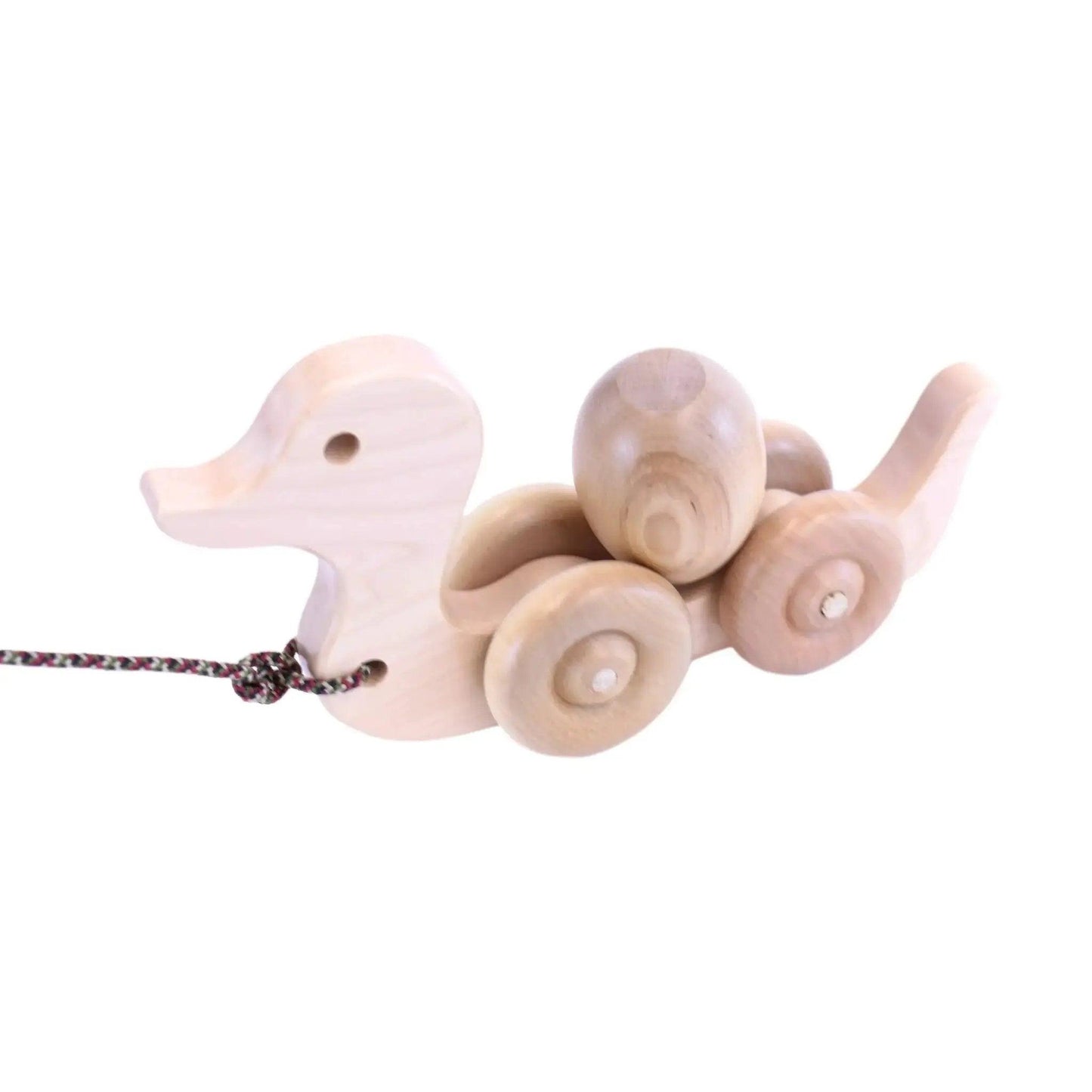  Wooden Duck Pull Toy With Rotating Egg For Toddlers -  ToylandEU™