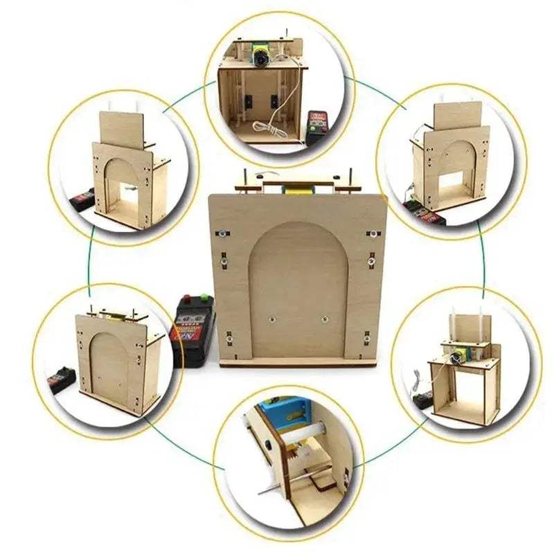  Wooden Elevator Door Kit For Science Experiments Stem -  ToylandEU™