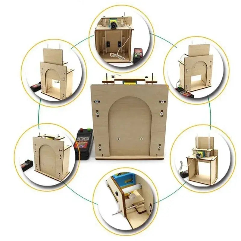 Wooden Elevator Door Kit Hands On For Science Experiments - ToylandEU