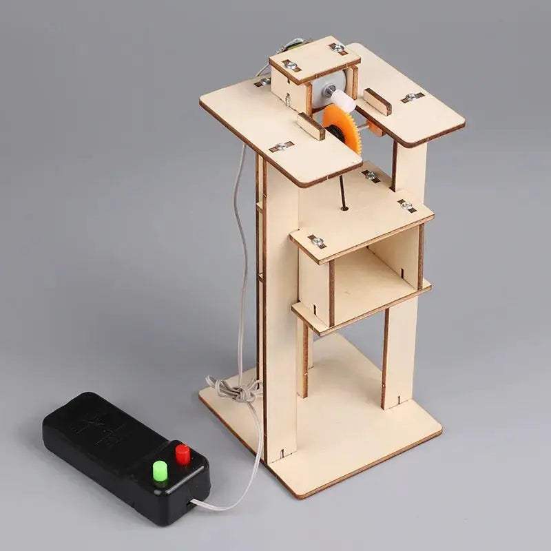 Wooden Elevator STEM Educational Toy for Kids Learning Kit - ToylandEU