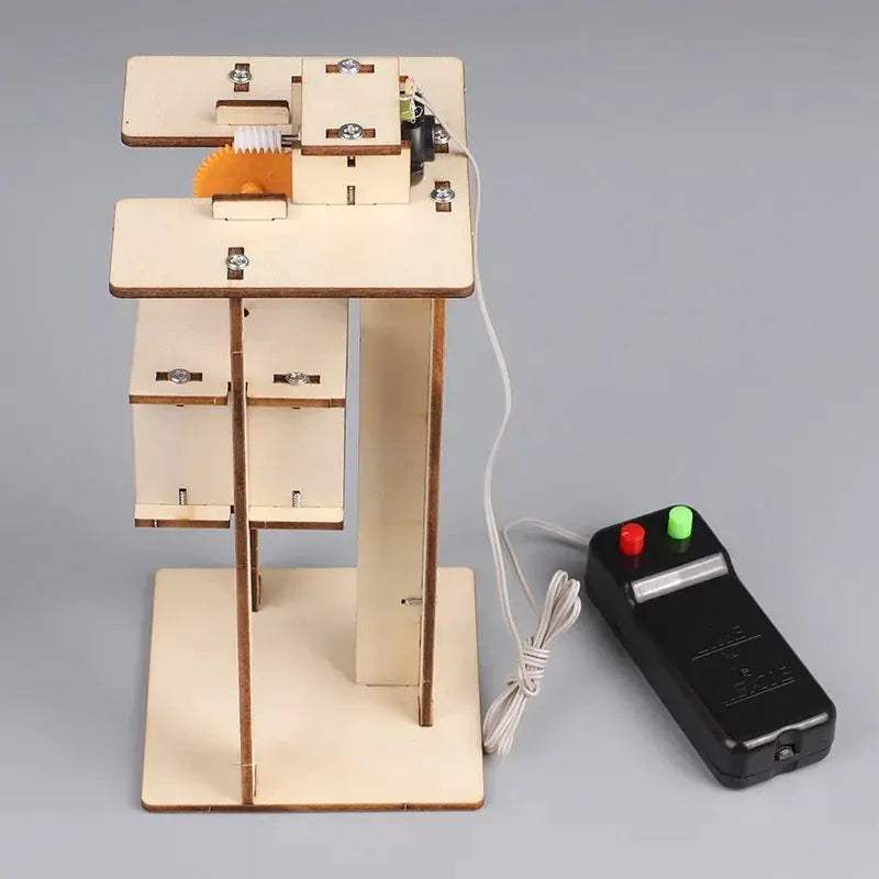 Wooden Elevator STEM Educational Toy for Kids Learning Kit - ToylandEU
