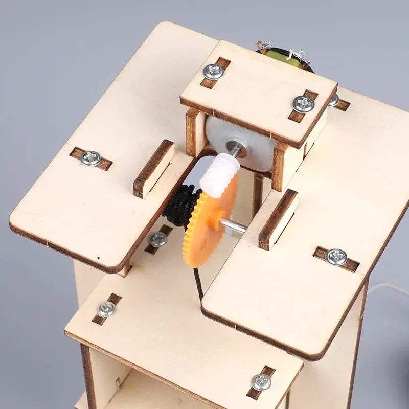 Wooden Elevator STEM Educational Toy for Kids Learning Kit - ToylandEU