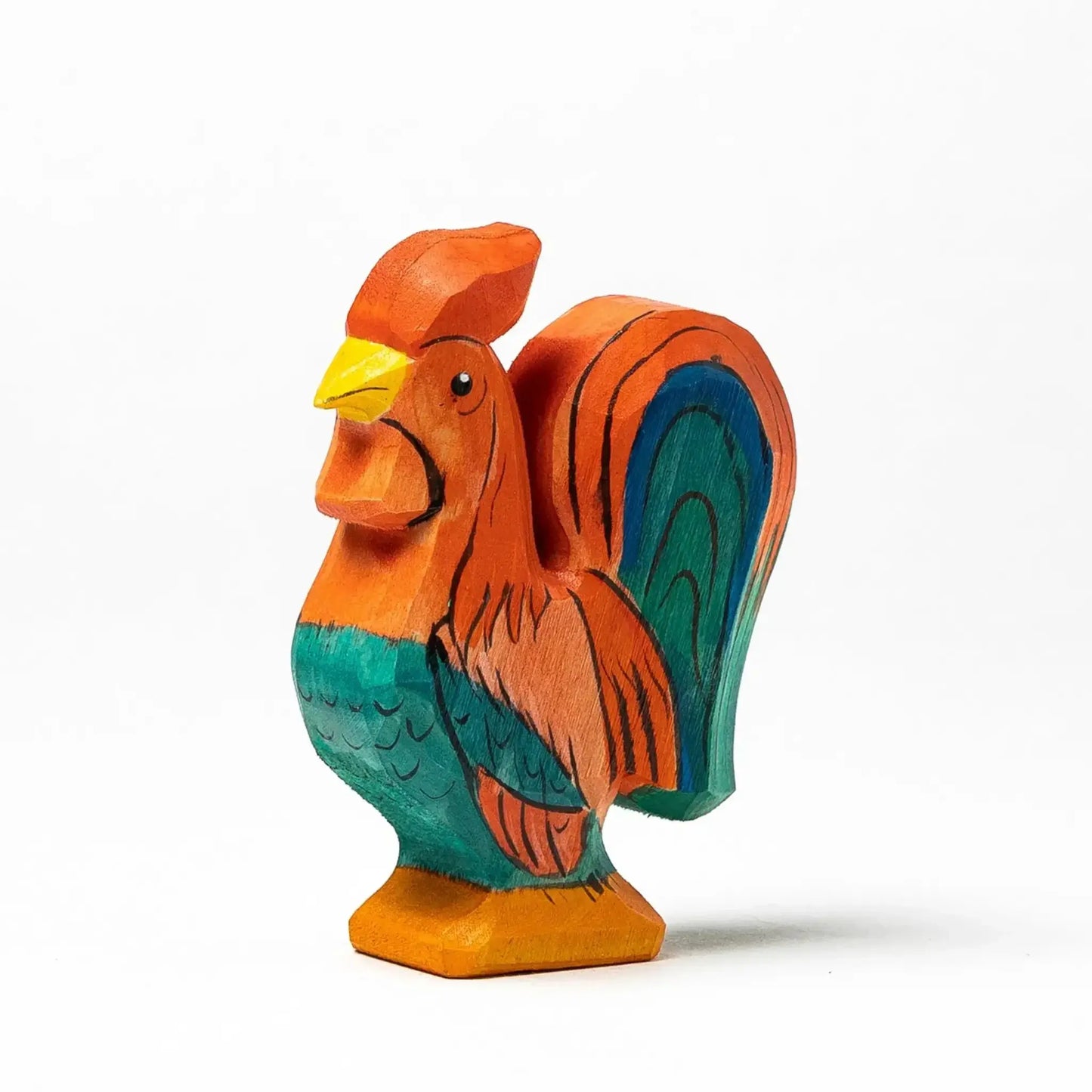 Handmade Wooden Farm Animal Toys Set For Imaginative Play - ToylandEU