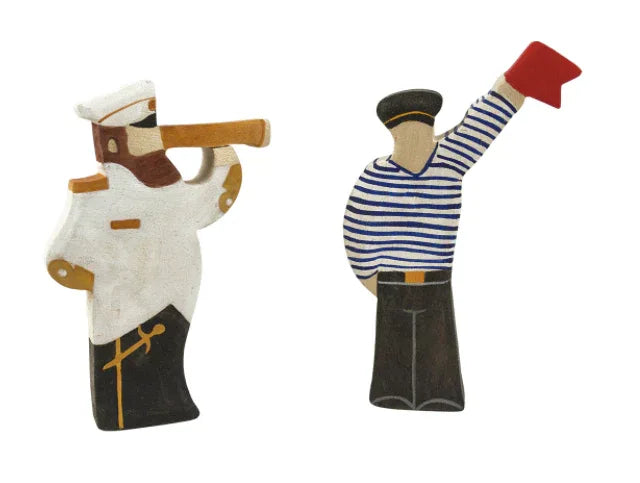 Handmade Wooden Figurines Set Of 23 For Imaginative Play - ToylandEU