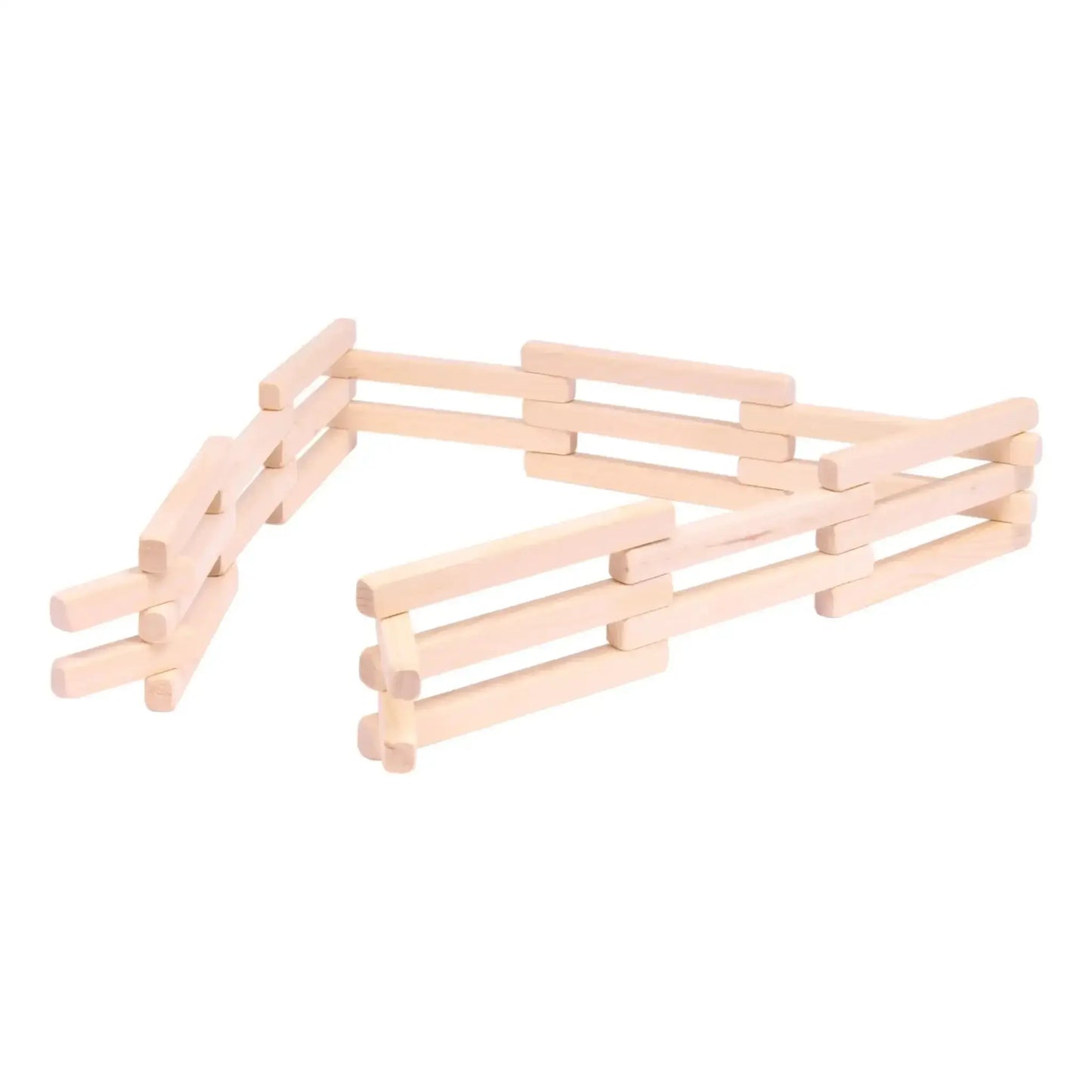 Wooden Folding Corral Fence Toy, 68" Long, Amish-Made Quality - ToylandEU