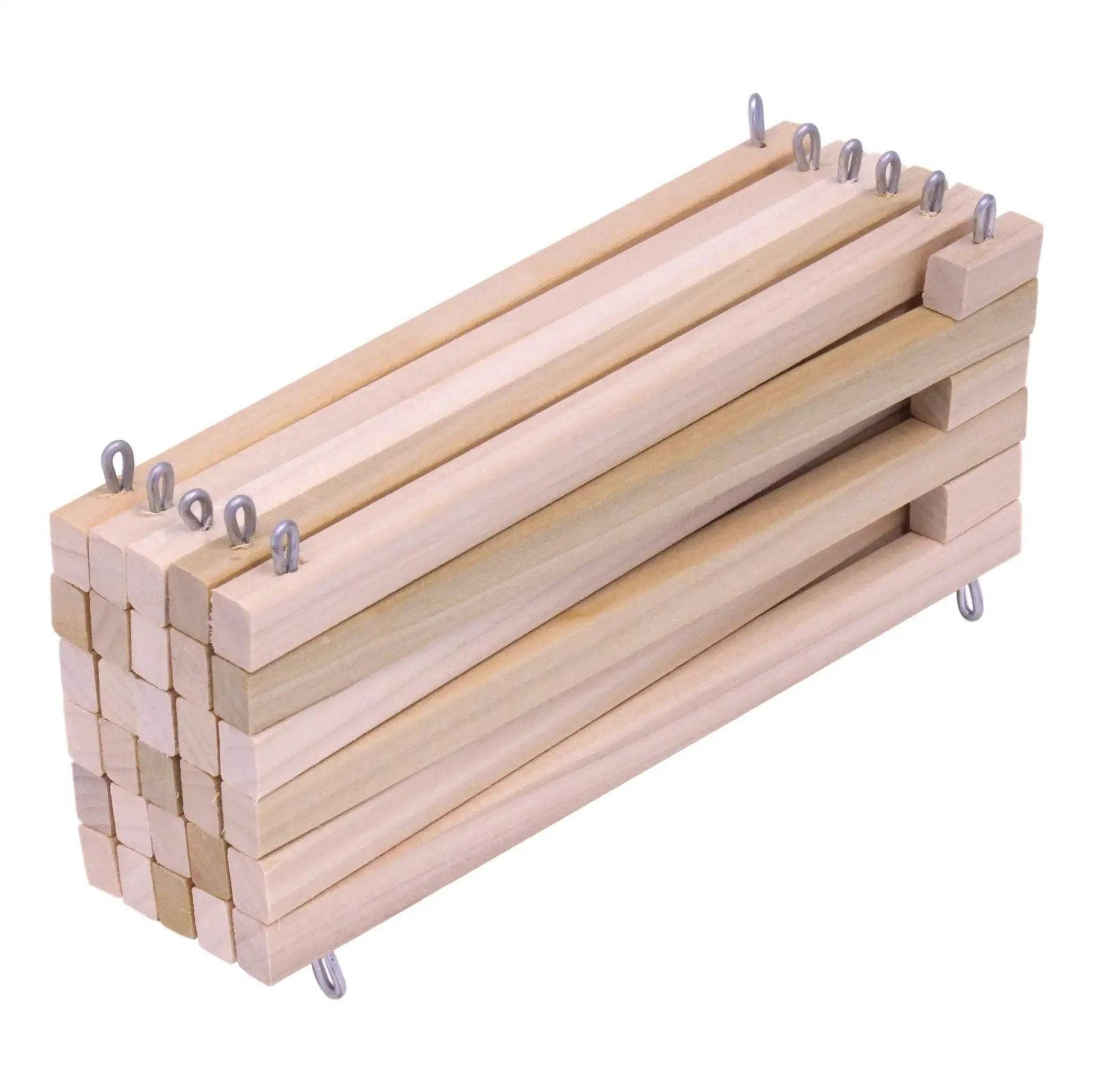 Wooden Folding Corral Fence Toy, Amish-Made, Unfinished Wood - ToylandEU