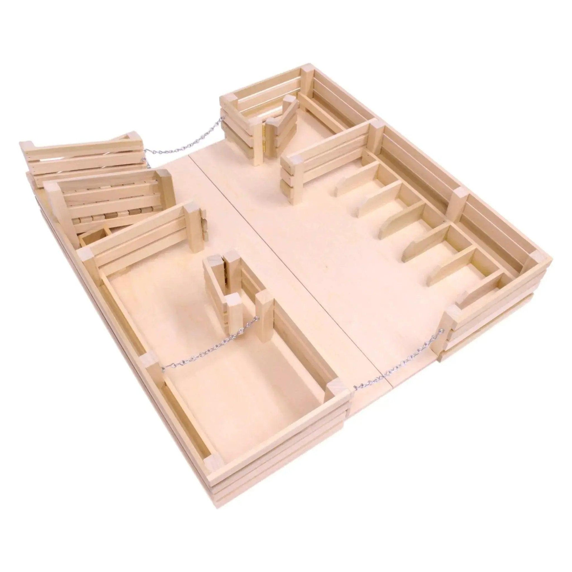  Wooden Folding Stockyard Amish Made Farm Toy For Kids -  ToylandEU™