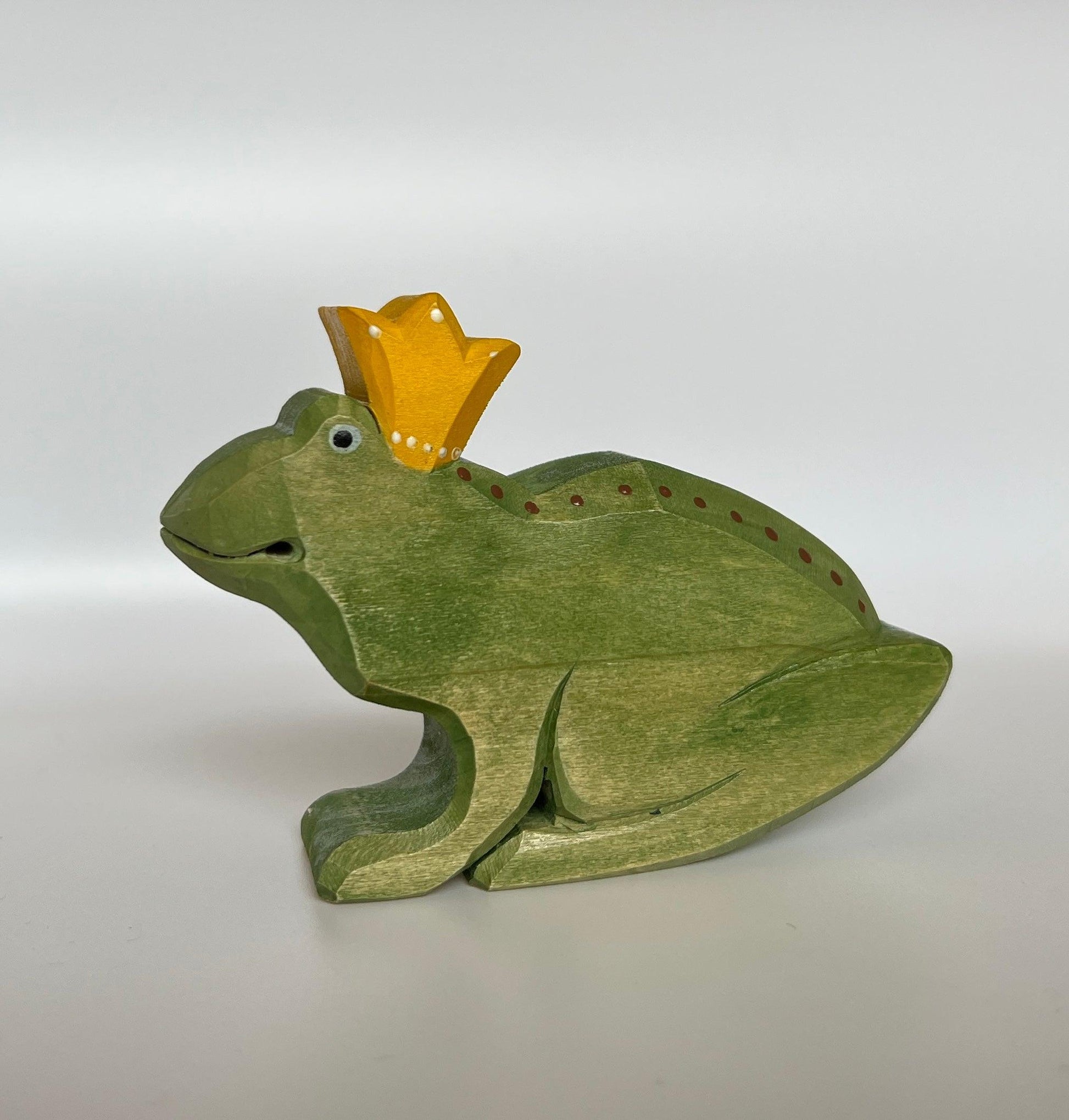  Wooden Frog Toy Educational Handcrafted Fine Motor 