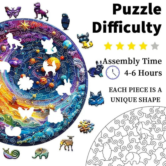  Wooden Galaxy Jigsaw Puzzle Durable STEM Toy -  ToylandEU™