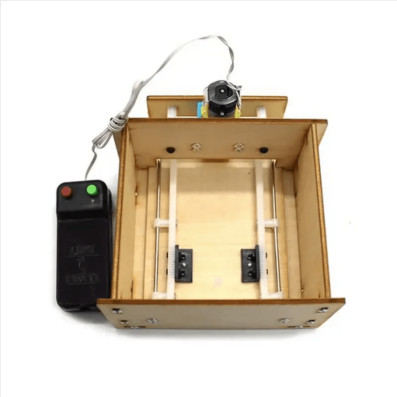 Wooden Garage Door STEM Kit For Kids DIY Educational Model - ToylandEU