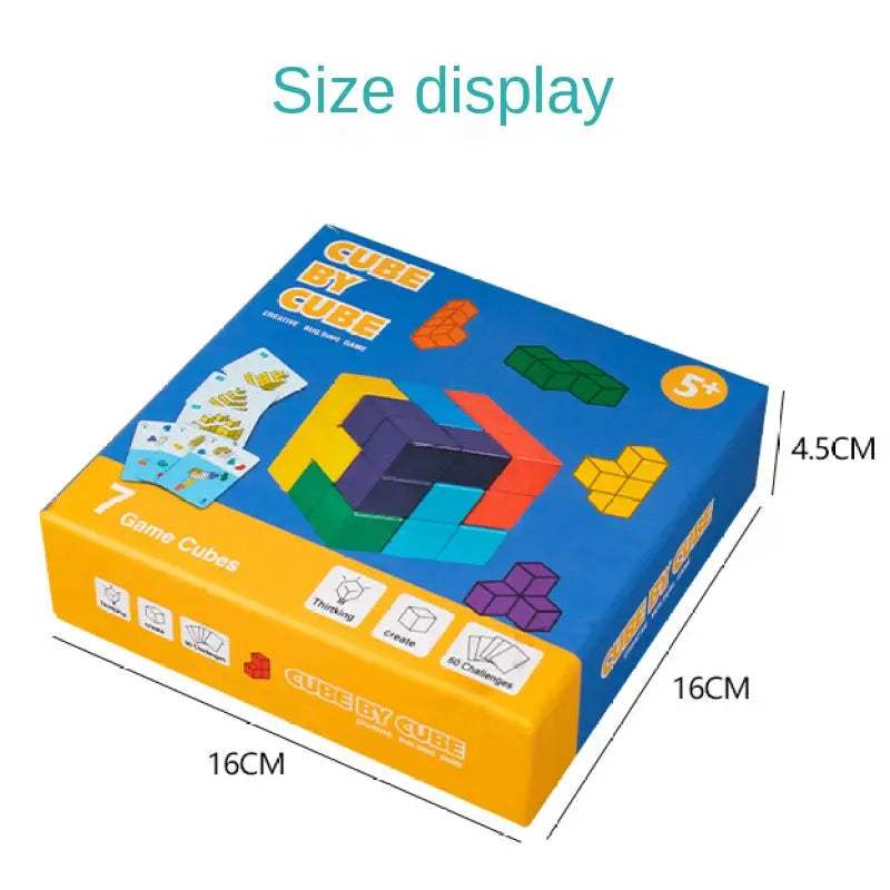Wooden Geometric Blocks For Montessori Spatial Learning Toys - ToylandEU
