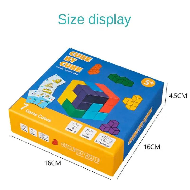  Wooden Geometric Blocks Montessori Toys CE Certified -  ToylandEU™