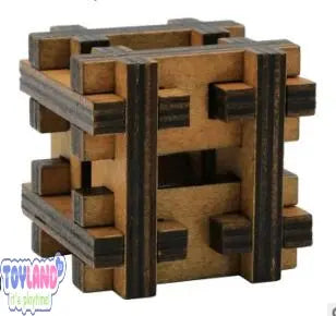 Wooden Geometric Brain Teaser Puzzle Game for All Ages Toyland EU Toyland EU
