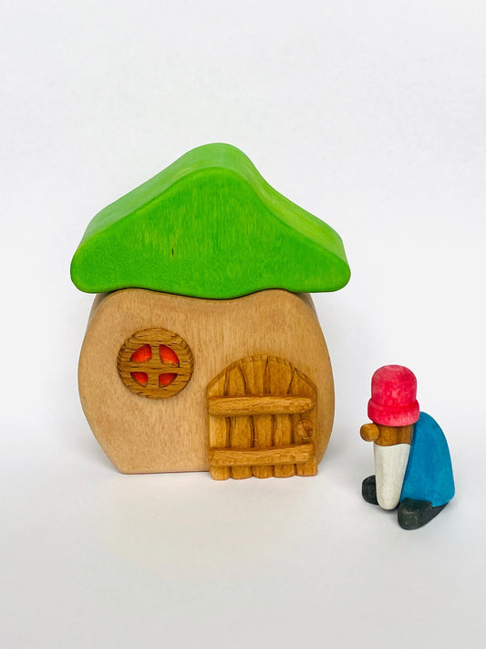Wooden Gnome House Playset For Imaginative Open Ended Learning - ToylandEU