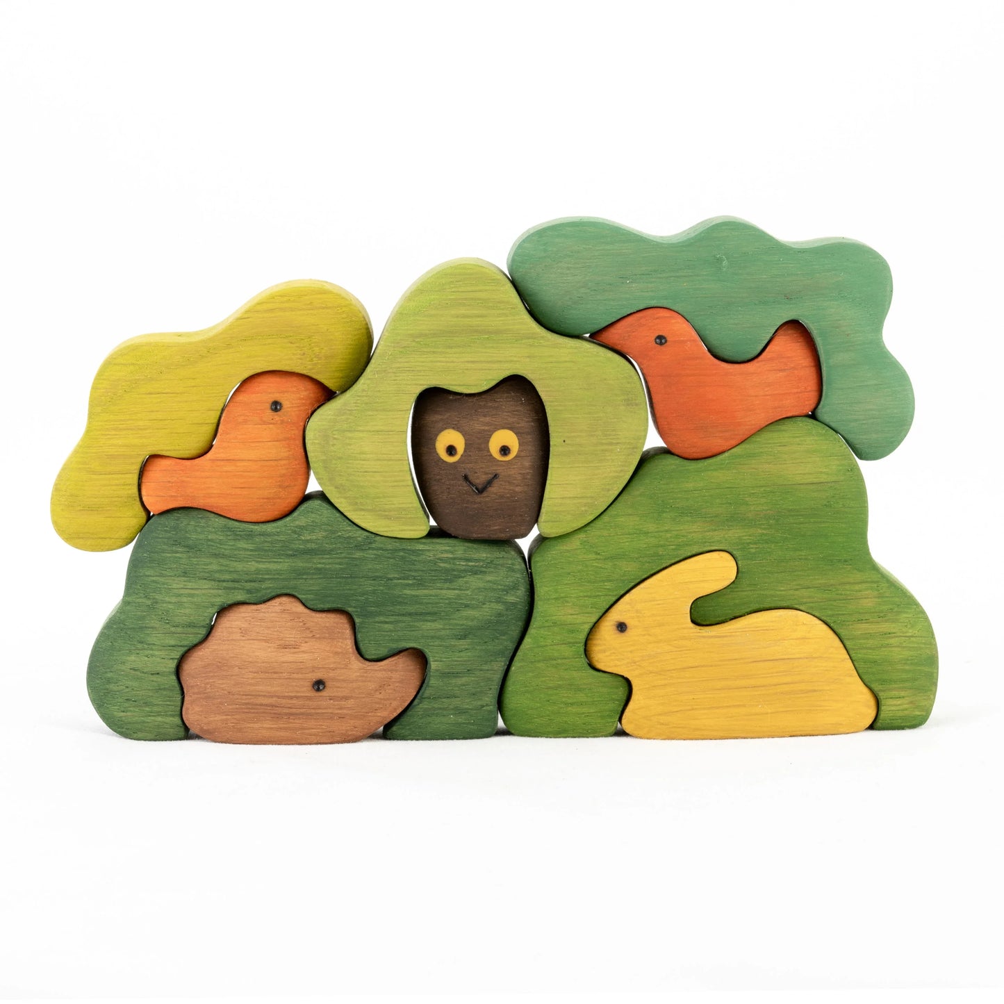 Wooden Hidden Animals Puzzle For Open Ended Play And Learning - ToylandEU