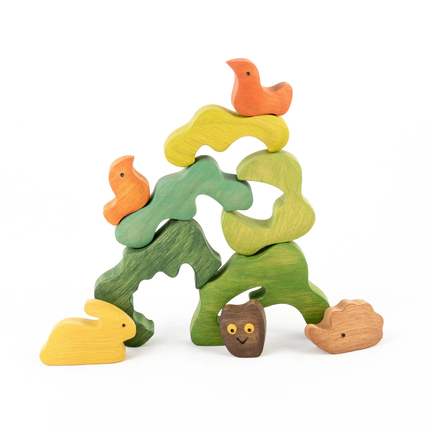 Wooden Hidden Animals Puzzle For Open Ended Play And Learning - ToylandEU