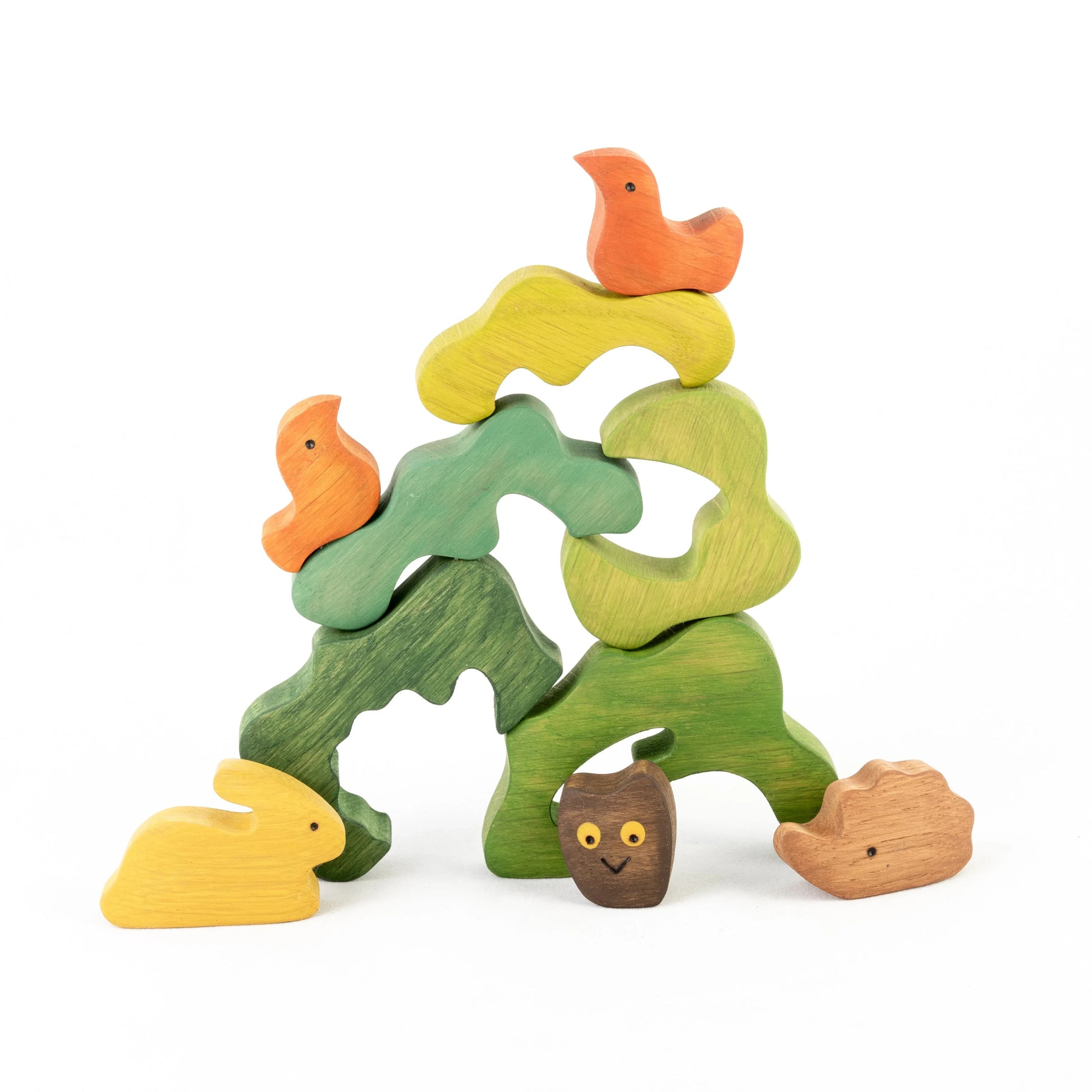 Wooden Hidden Animals Puzzle For Open Ended Play And Learning - ToylandEU