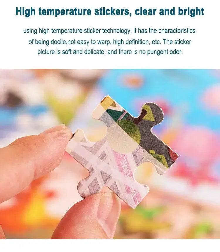  Wooden Jigsaw 3D Puzzle Kids Cartoon Animal Vehicle Educational Toys -  ToylandEU™