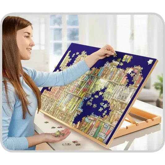 Wooden Jigsaw Puzzle Board With Ergonomic Adjustable Settings - ToylandEU