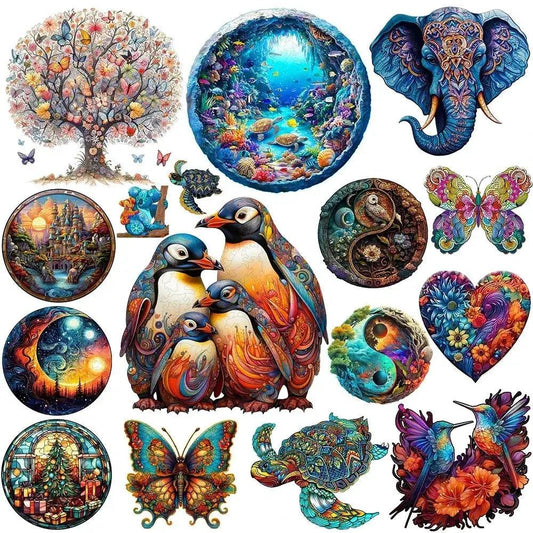 Wooden Jigsaw Puzzle For Adults Alien Theme Gift -  ToylandEU™