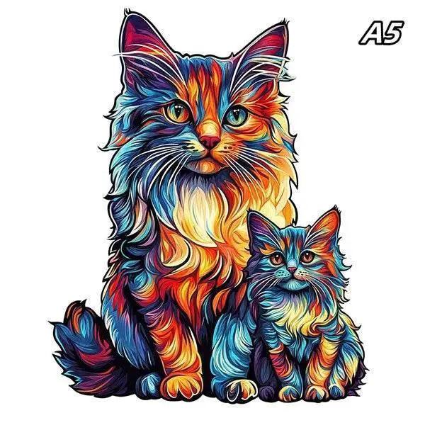  Unique Brain Training Animal Shape 3D Tiger Jigsaw Puzzle Educational Wooden Toy Gift for Kids and Adults -  ToylandEU™
