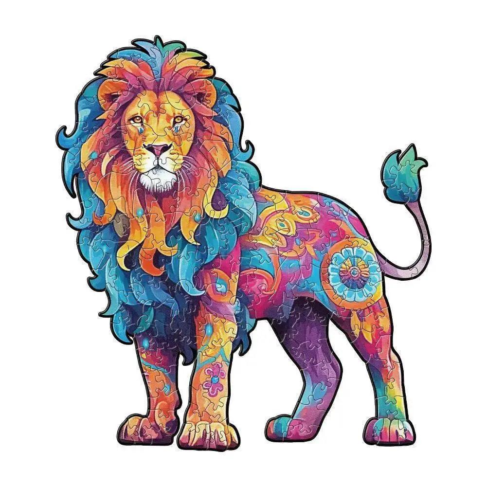  Unique Brain Training Animal Shape 3D Tiger Jigsaw Puzzle Educational Wooden Toy Gift for Kids and Adults -  ToylandEU™