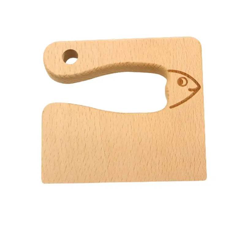  Wooden Kids Knife Safe Kitchen Toy Dinosaur Cutter -  ToylandEU™