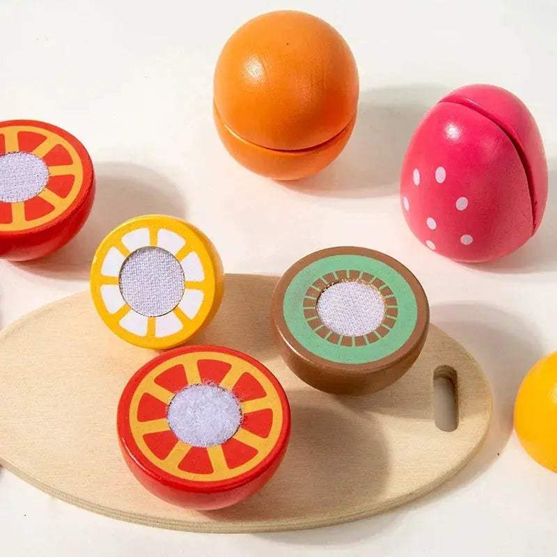 Wooden Kitchen Toy Set For Kids Montessori Pretend Play - ToylandEU