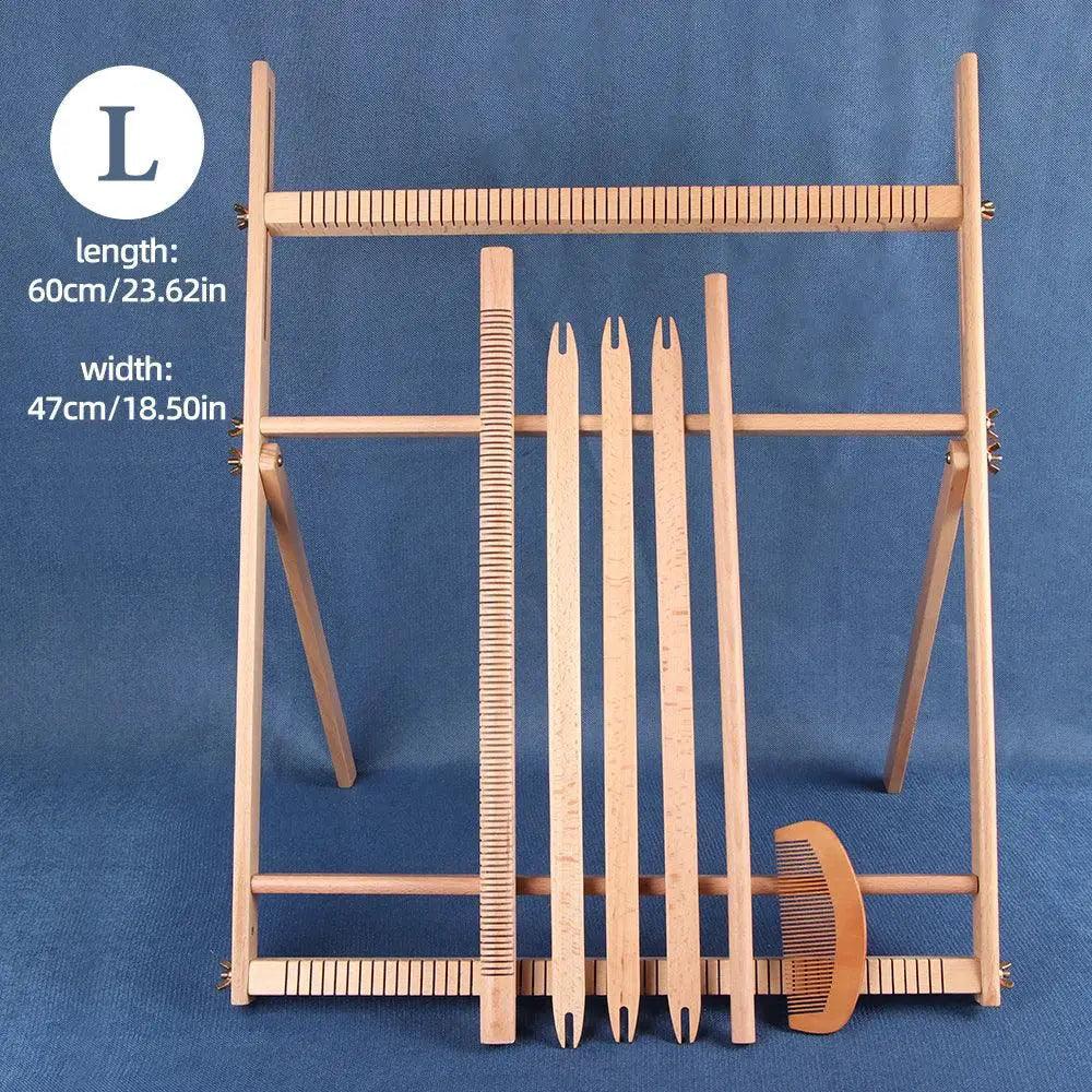  Wooden Loom for DIY Weaving Beech Wood 35 Notches -  ToylandEU™