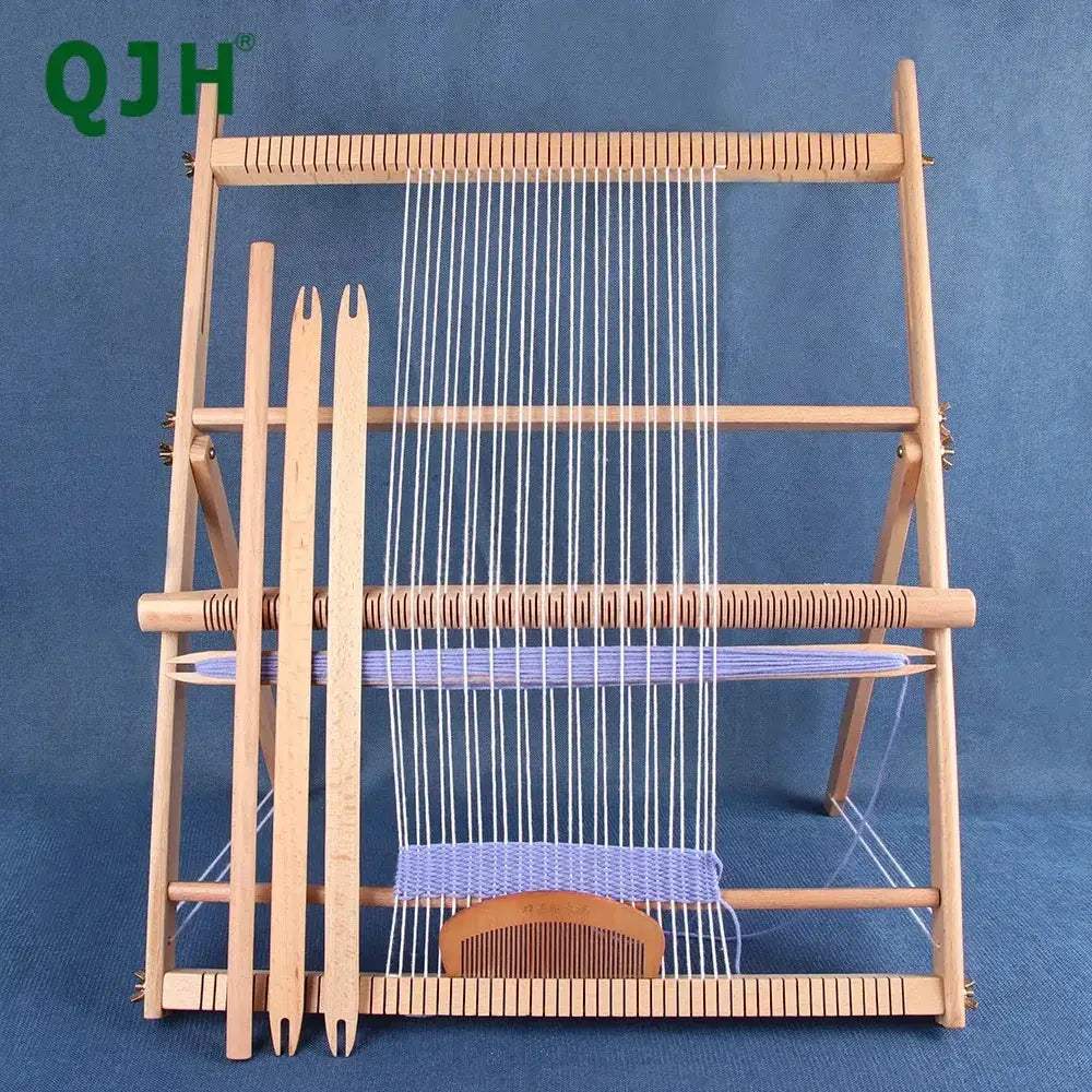 Wooden Loom for DIY Weaving and Knitting with 35 Notches - ToylandEU