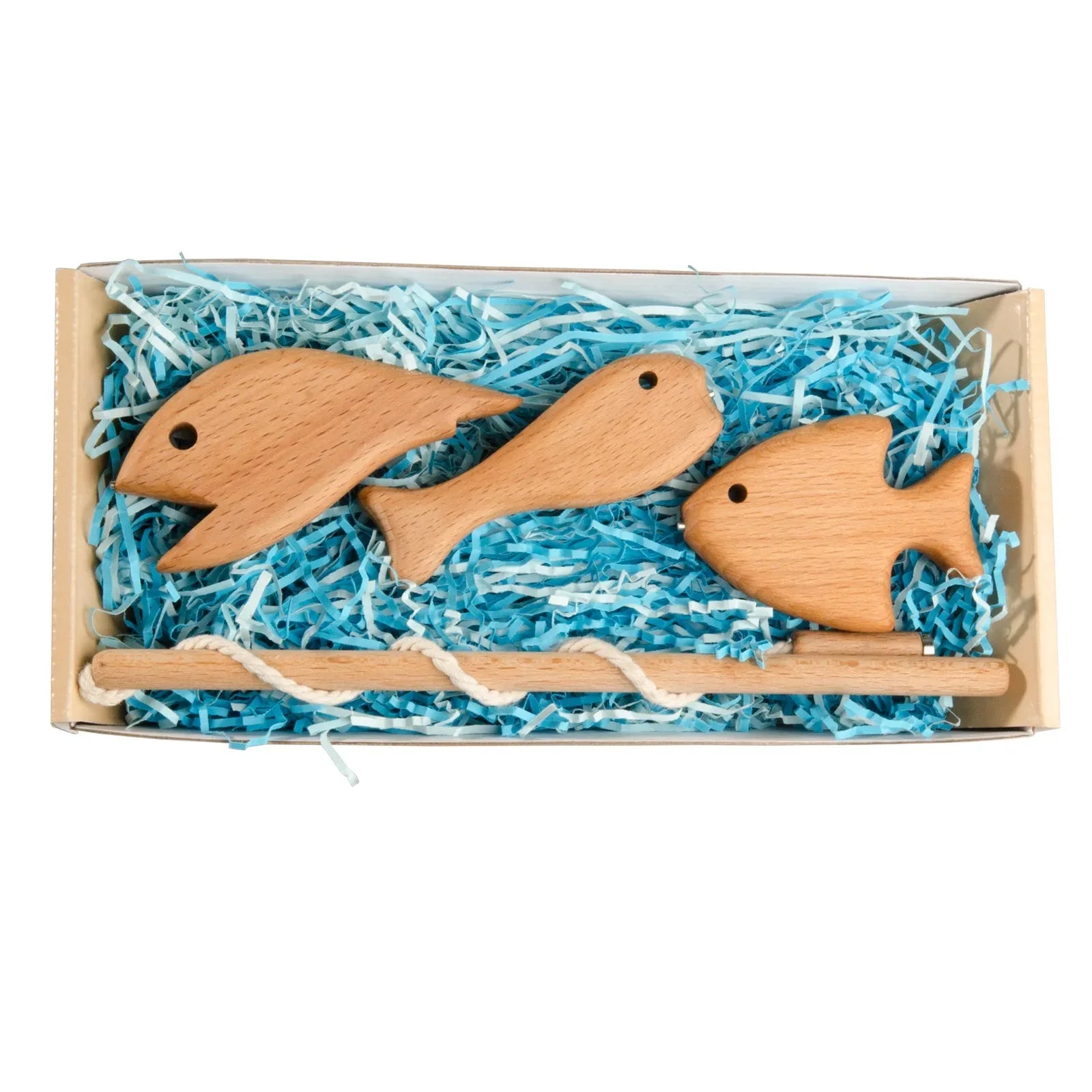 Wooden Magnetic Fishing Game For Kids Builds Fine Motor Skills - ToylandEU