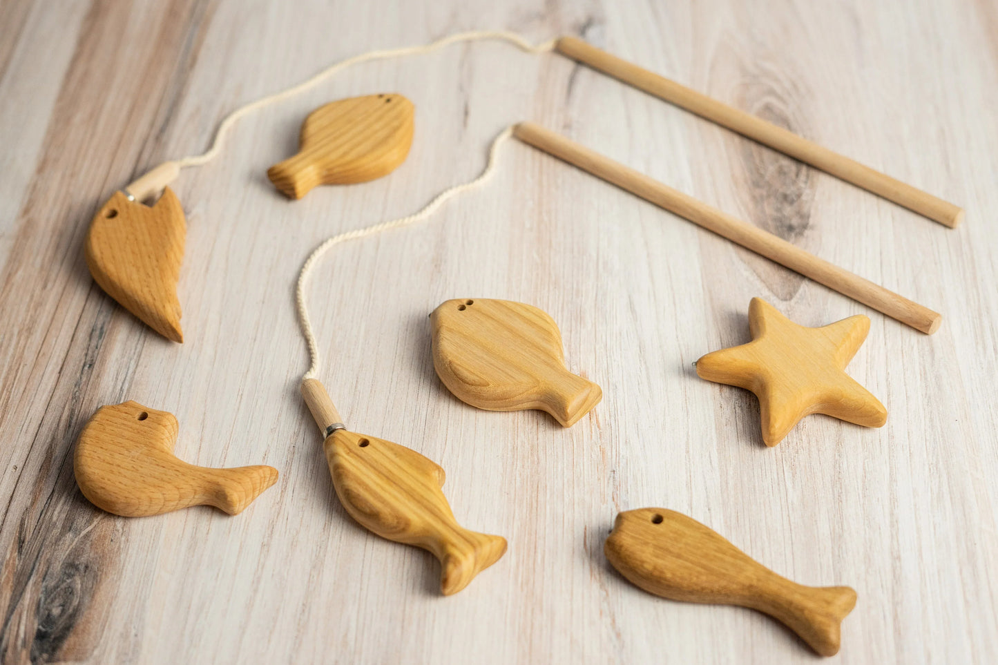 Wooden Magnetic Fishing Game For Kids Develops Fine Motor Skills - ToylandEU