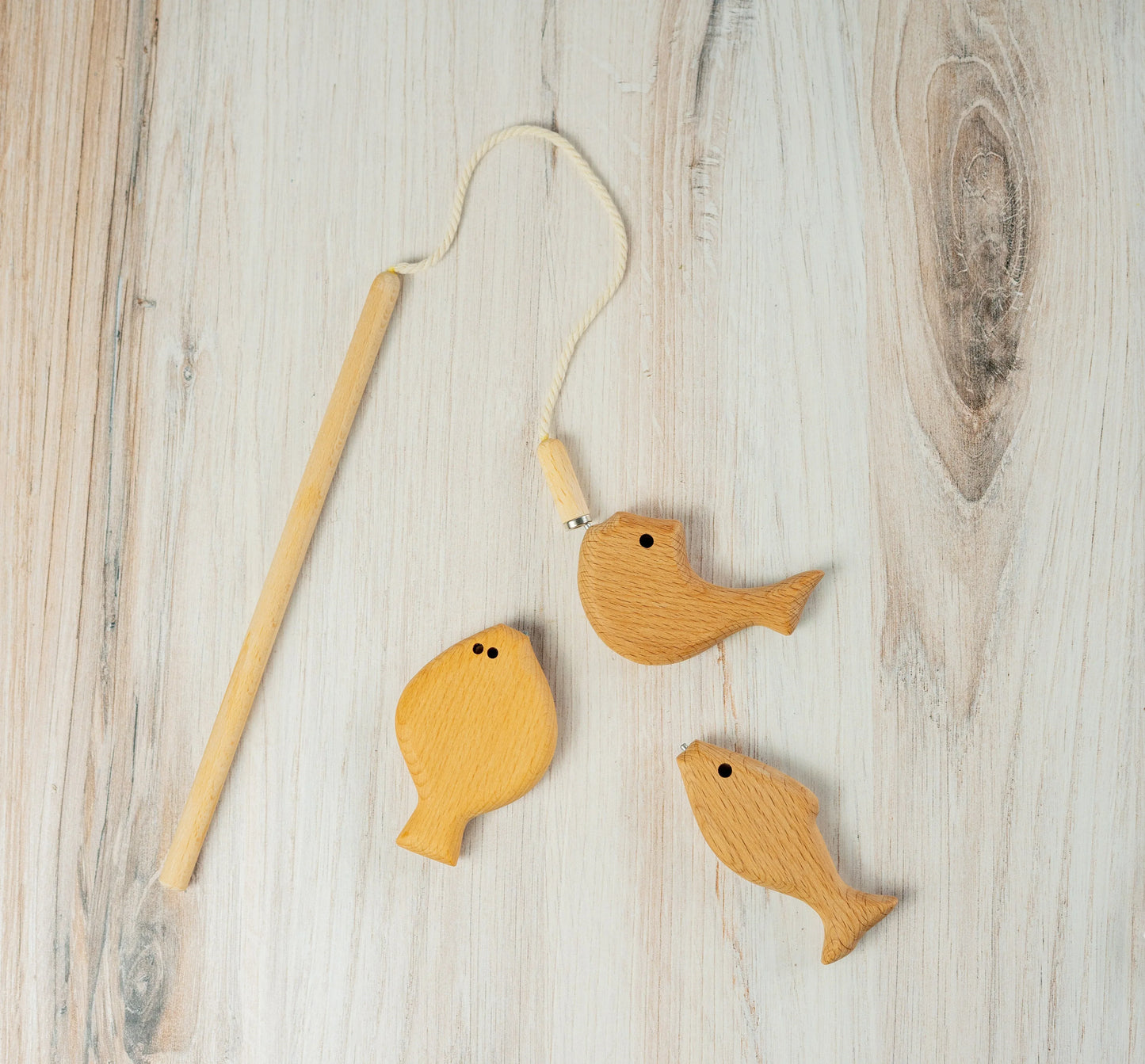 Wooden Magnetic Fishing Game For Kids Develops Skills - ToylandEU