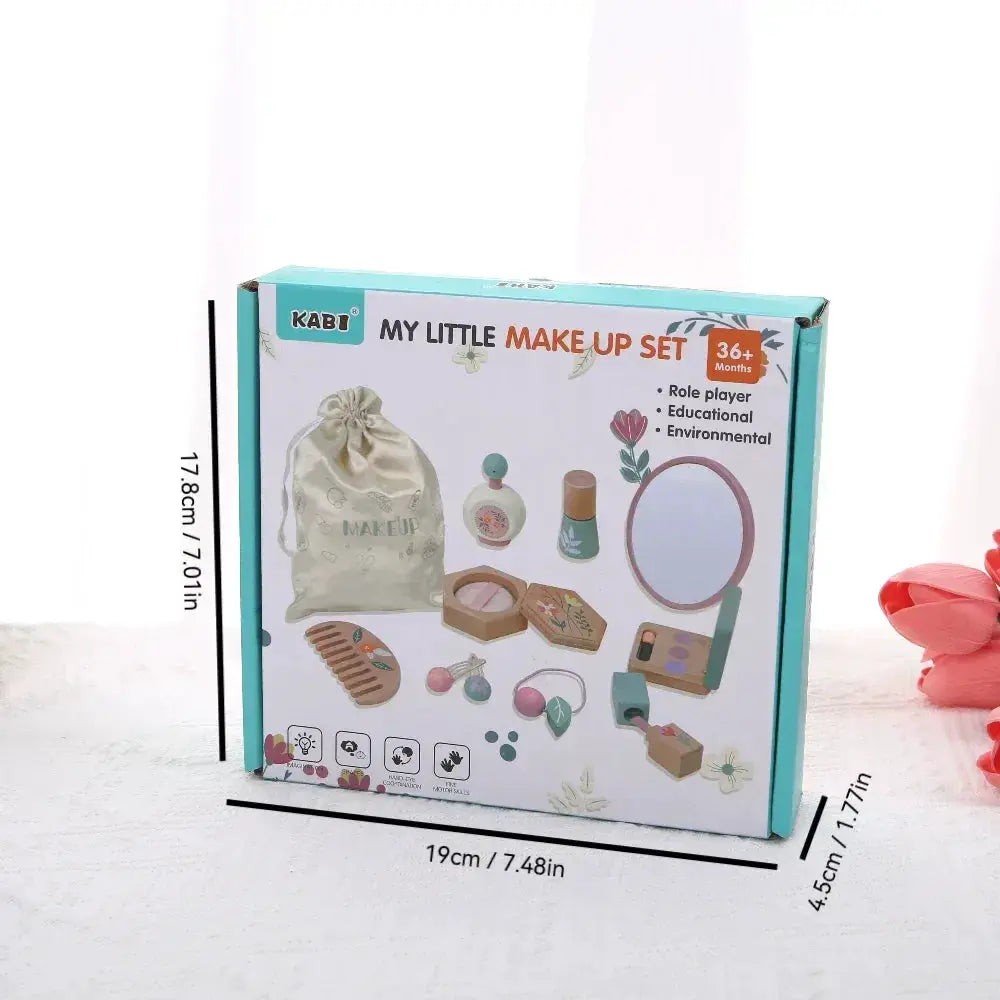Wooden Makeup Set Dressing Table For Girls CE Certified - ToylandEU