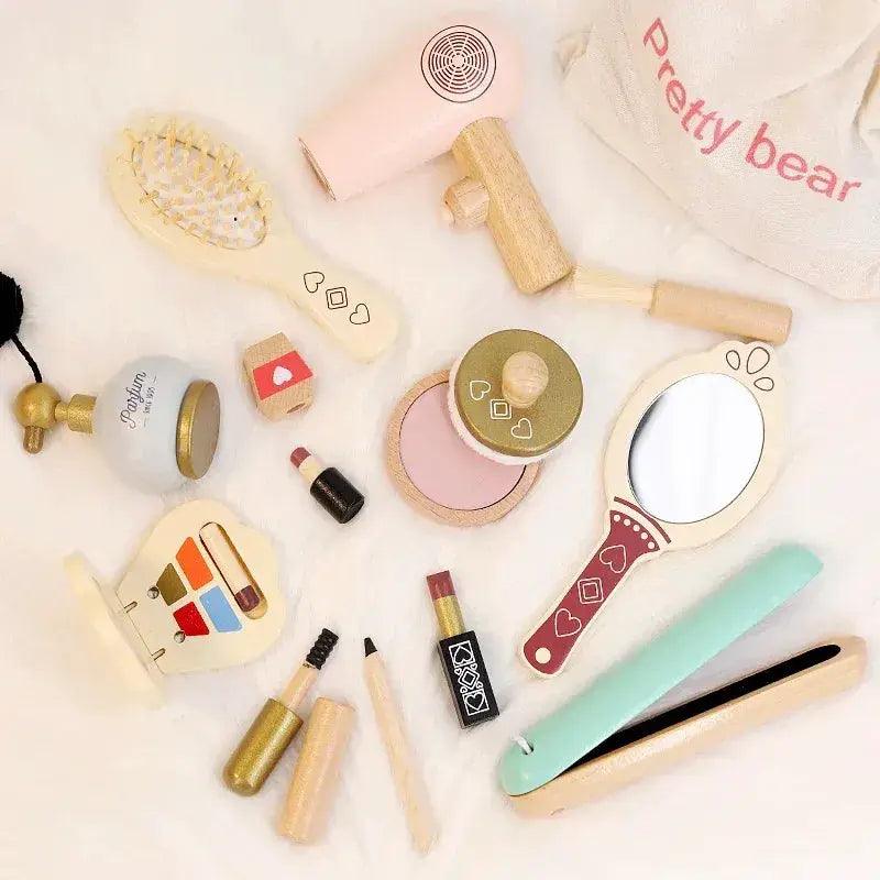  Wooden Makeup Set For Kids CE Certified Pretend Play -  ToylandEU™