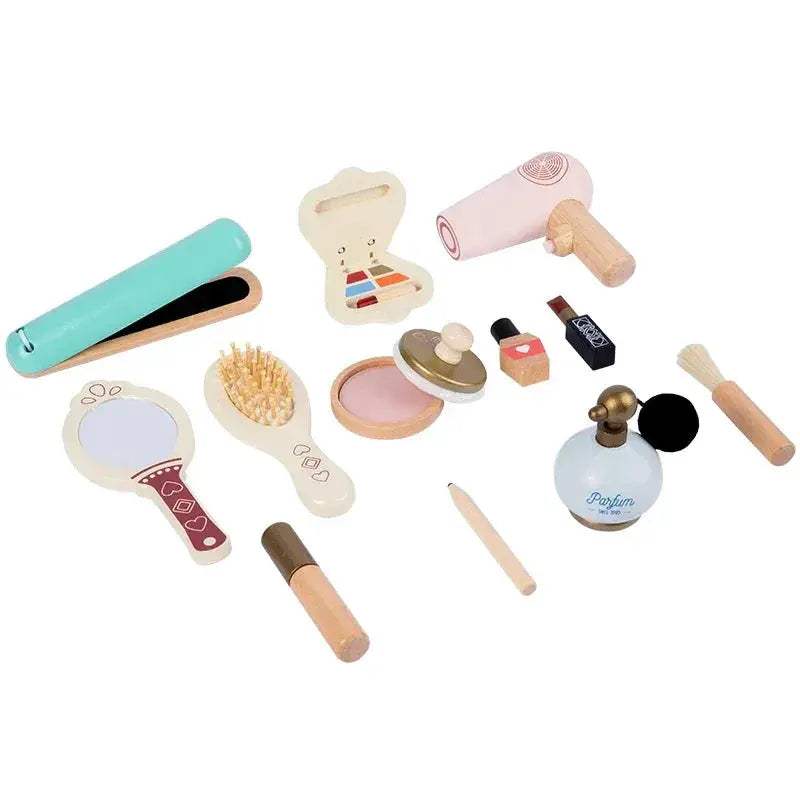 Wooden Makeup Set For Kids Safe Pretend Play Creative - ToylandEU