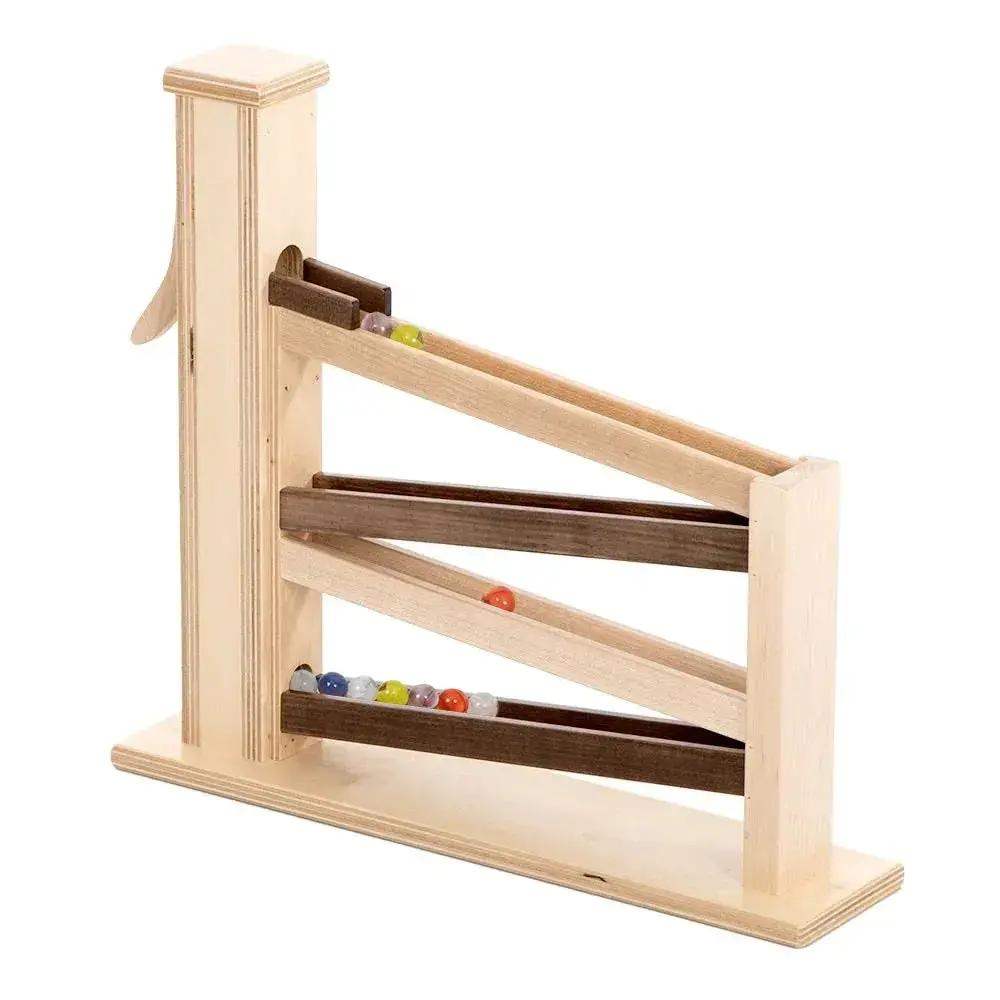 Wooden Marble Pump Toy, CPSIA-Approved, Non-Toxic Finish, Amish-Made - ToylandEU