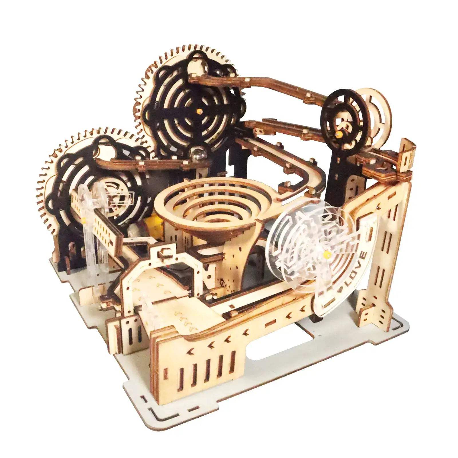 Wooden Marble Run 3D Puzzle Kit For Brain Teasers Gift - ToylandEU