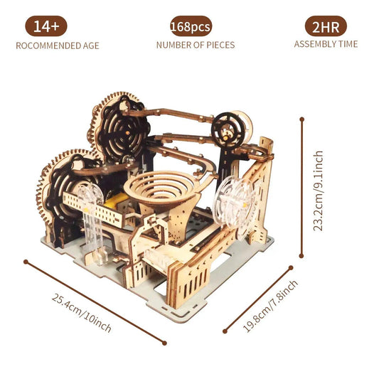  Wooden Marble Run 3D Puzzle Kit No Chemicals Gift -  ToylandEU™