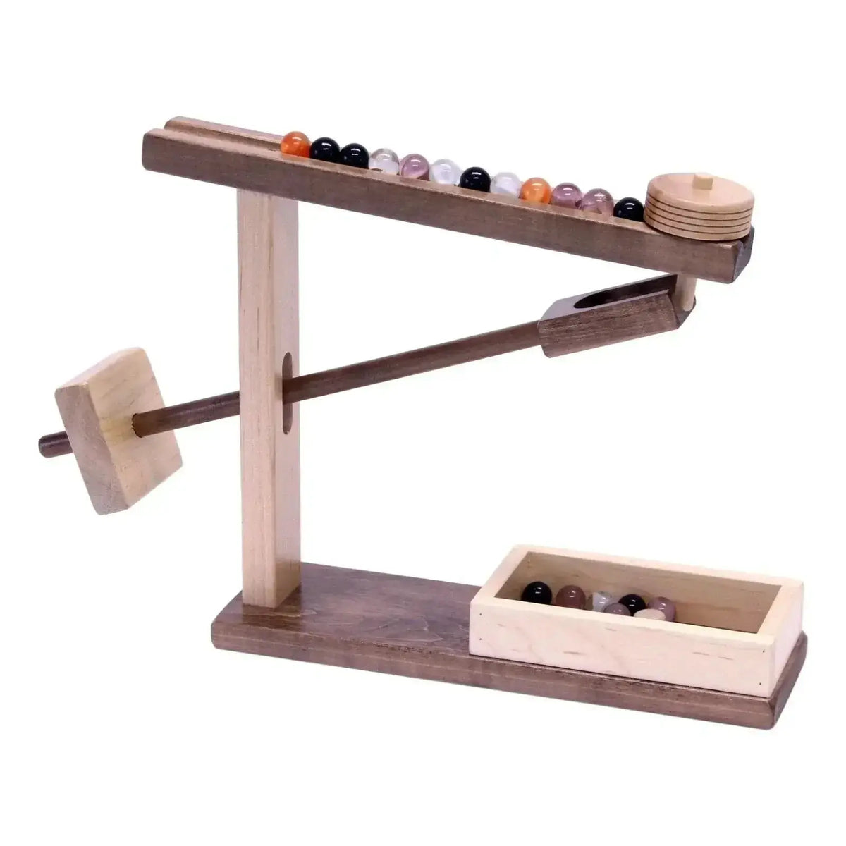  Wooden Marble Run Toy Amish Made Child Safe Finish -  ToylandEU™